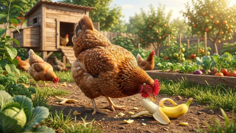 Can chickens eat bananas guide covering safety, nutritional benefits, and feeding instructions for backyard flocks.