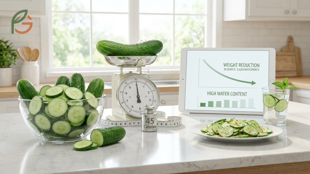 Are cucumbers good for weight loss with 96 percent water content that helps create a calorie deficit for fat loss.