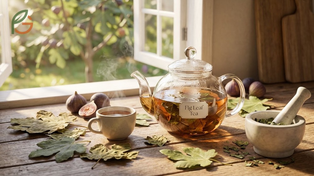 Benefits of drinking fig leaf tea including antioxidant protection and weight management support.