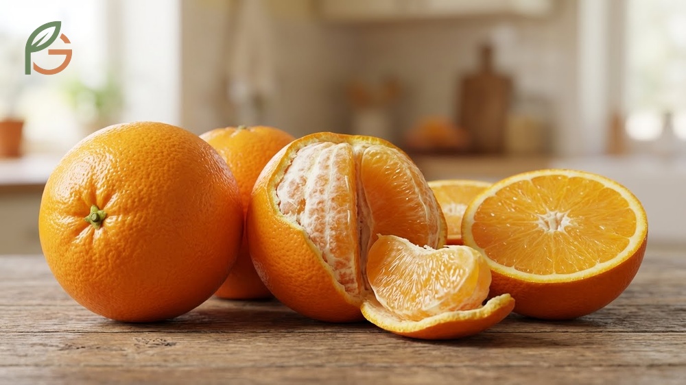 Navel and Cara Cara oranges are the best choices for fresh eating due to their seedless flesh and sweet flavor.