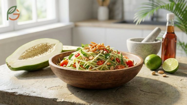 Green papaya benefits include high enzyme content and digestive support for better gut health.