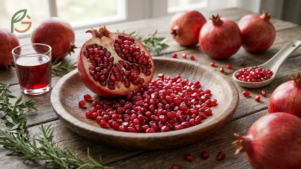 Are pomegranate seeds good for you with nutrient-dense arils packed with punicalagins and ellagic acid.