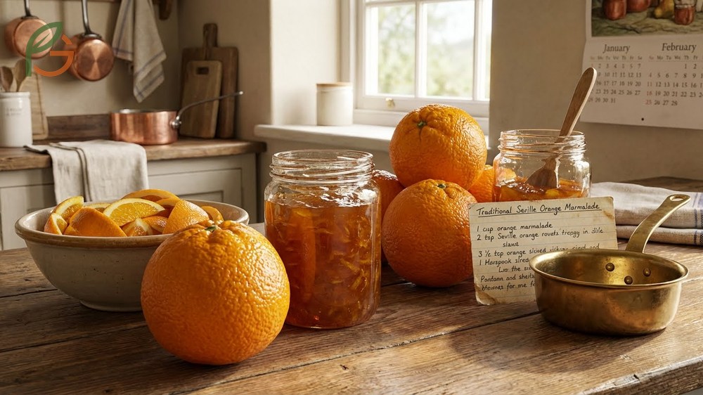 Seville oranges are the superior choice for marmalade due to their high pectin content and characteristic bitter flavor.