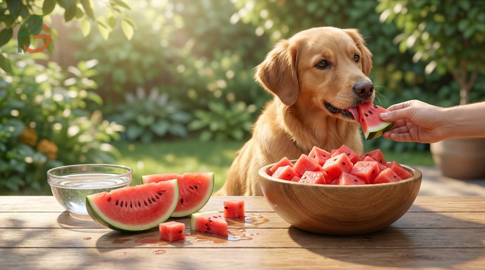 Is watermelon good for dogs due to high hydration and vitamins A and C for immune support.