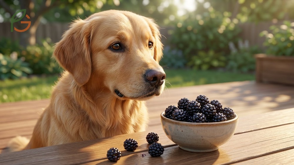 Are blackberries good for dogs showing antioxidant benefits and fiber content that supports digestion.