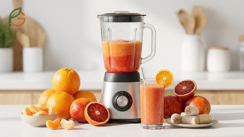 Valencia and blood oranges make excellent smoothie bases by providing balanced acidity and high vitamin C content.