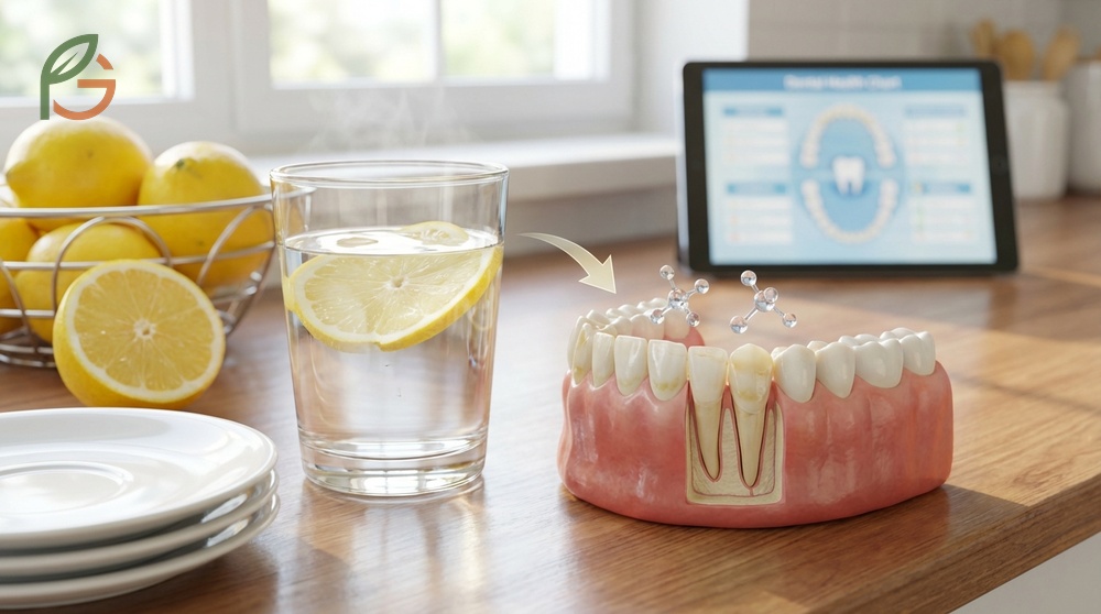 Is lemon water bad for your teeth due to citric acid erosion that wears down protective enamel over time.
