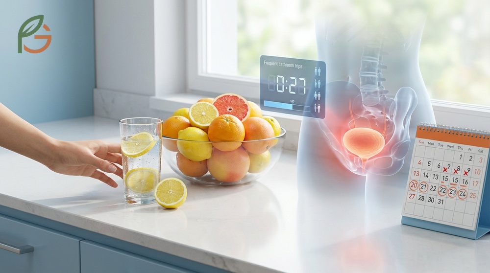 Bladder irritation foods like lemon water can trigger urgency and frequency issues in sensitive women.