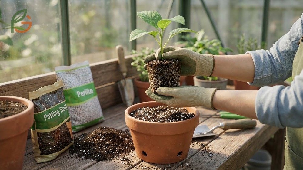 Transplanting avocado water to soil should happen when the stem reaches 6 inches tall to prevent root shock and wilting.