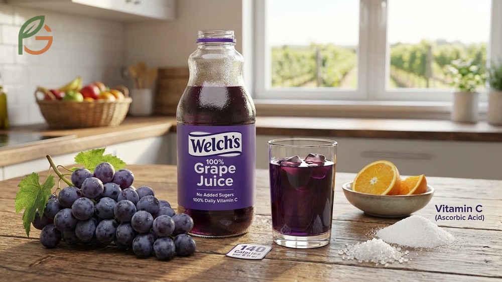 Is Welchs grape juice good for you providing 100 percent daily vitamin C without added sugars.