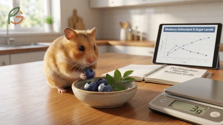 Can hamsters eat blueberries guide covering sugar risks, safe portions, and nutritional values.