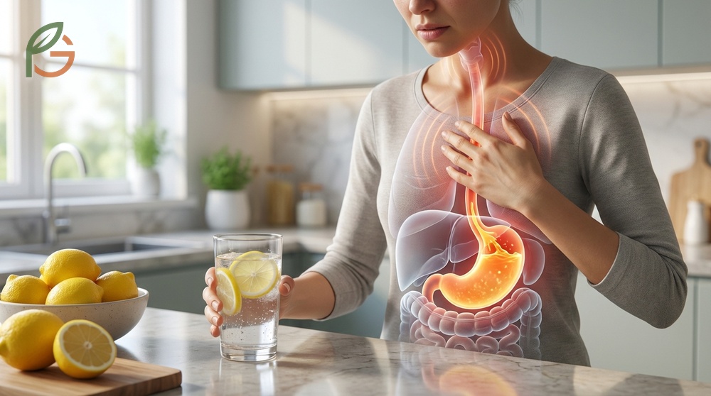 GERD triggers include lemon water which stimulates stomach acid production and worsens heartburn symptoms.