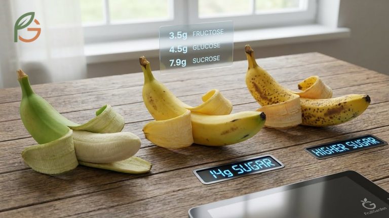 How much sugar in a banana varies by size with large fruits containing up to 17 grams of natural sweeteners.