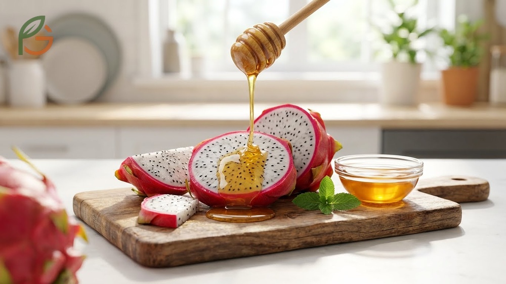 How to make dragon fruit taste better by adding honey or lime juice to enhance the natural mild sweetness.