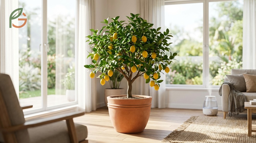 Can you grow a lemon tree indoors using dwarf varieties like Meyer that reach 4 to 6 feet tall.