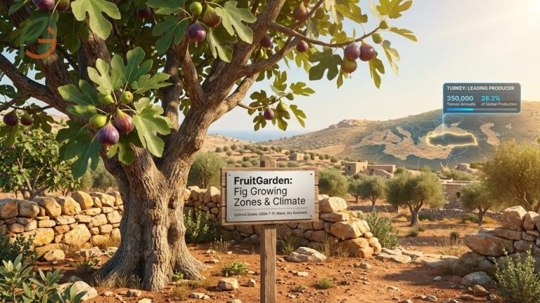 Where do figs grow focusing on USDA hardiness zones 7-11 and Mediterranean climates for optimal production.