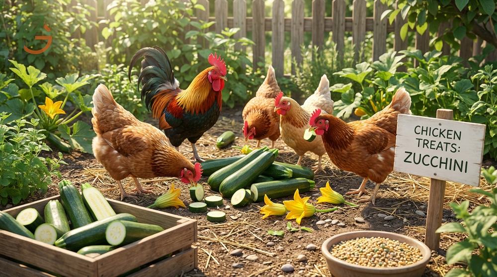 Can chickens eat zucchini to gain hydration from 95 percent water content and reduce heat stress in summer months.