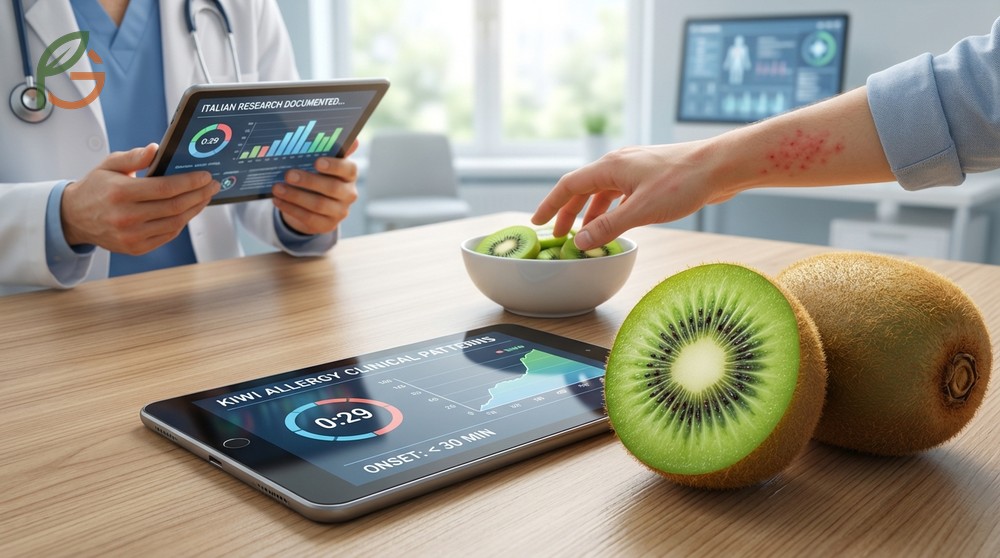 Kiwi allergic reactions vary by age with children facing higher risks of severe systemic symptoms.