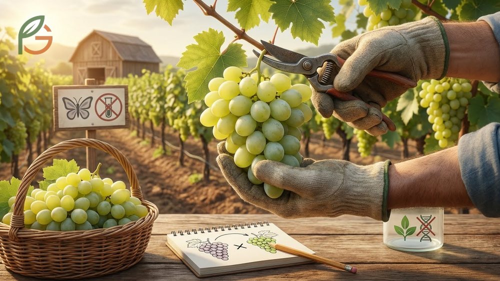Cotton candy grapes are developed using traditional plant breeding methods and embryo rescue techniques rather than genetic modification.