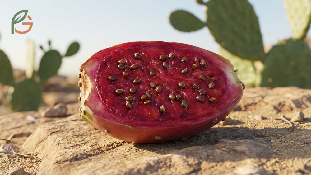 Prickly pear seeds edible characteristics showing how they pass through digestion intact.