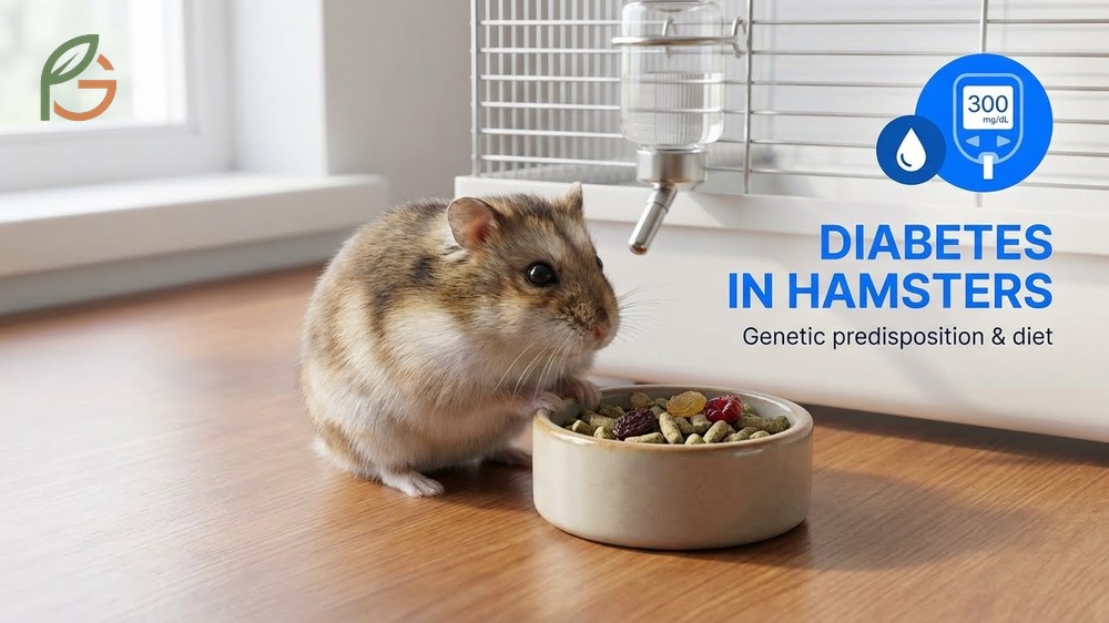 Diabetes in hamsters symptoms to watch for such as excessive thirst and weight loss.