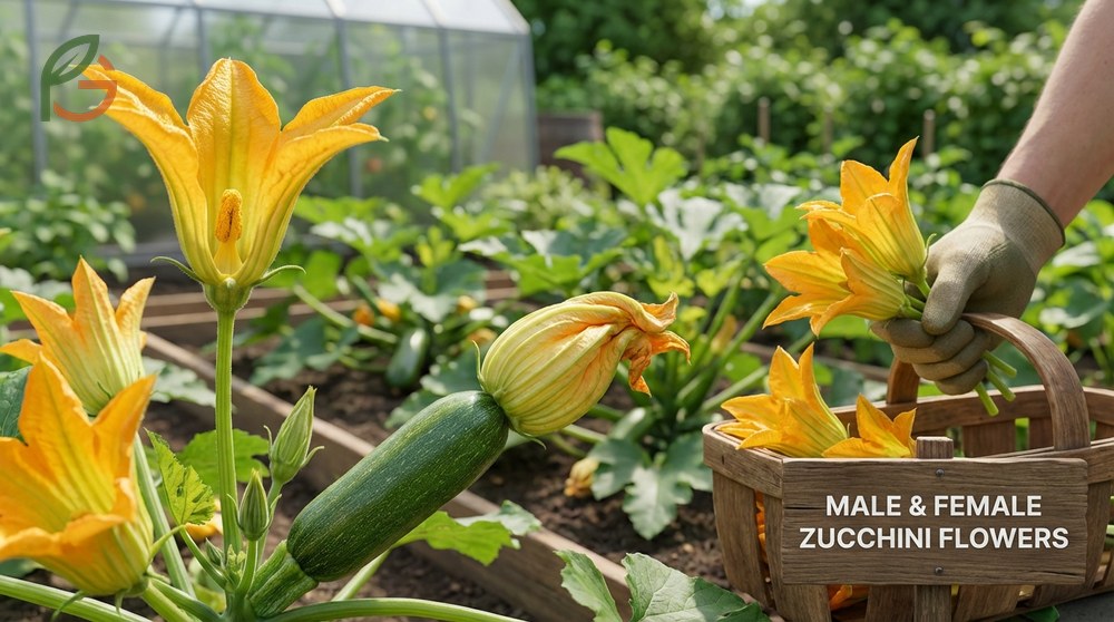 Male female differences extend to culinary uses where abundant male flowers are harvested for cooking without reducing yield.