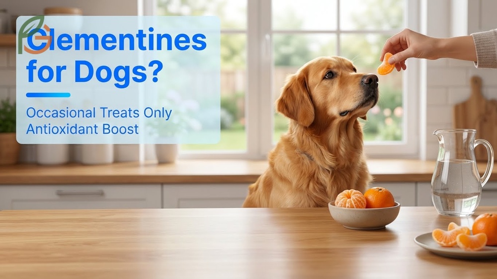 Are clementines good for dogs due to antioxidants and hydration benefits although dogs produce their own vitamin C.