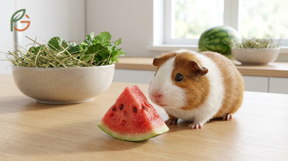 Can guinea pigs eat watermelon safety facts emphasizing occasional treats due to high water content.