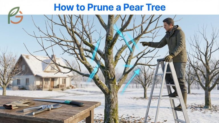 Pear Process How To Prune A Pear Tree: A Step-by-Step Diagram Guide | 4 August, 2026