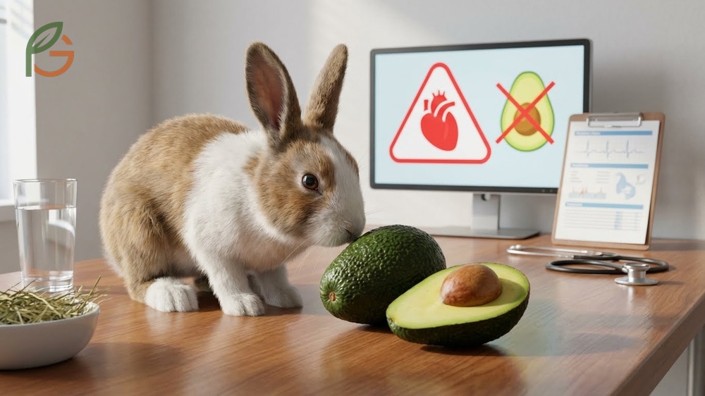 Can rabbits eat avocado risks showing how persin causes heart failure within 30 hours of ingestion.