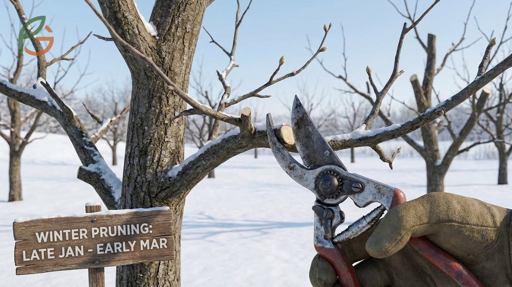 When to prune pear trees involves cutting during dormancy between November and early March to prevent disease.