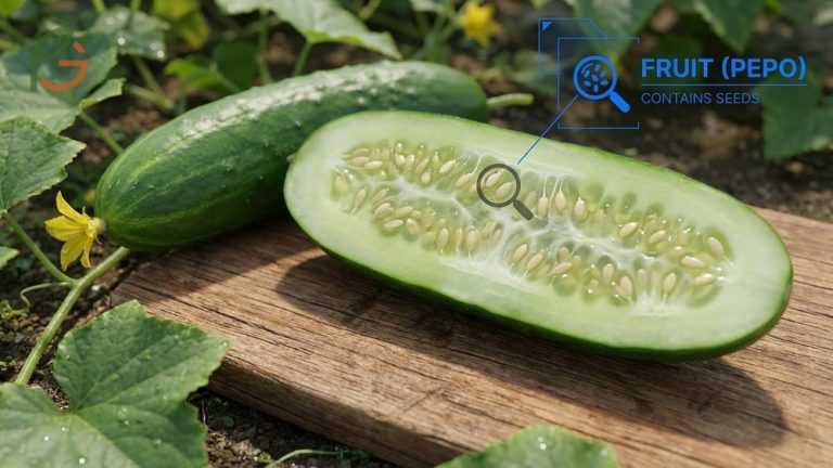 Is cucumber a fruit botanically confirmed as they develop from flowers and contain seeds despite being culinary vegetables.