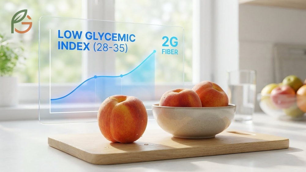 Are peaches good for diabetics showing low glycemic index and fiber content to help manage blood sugar levels safely.