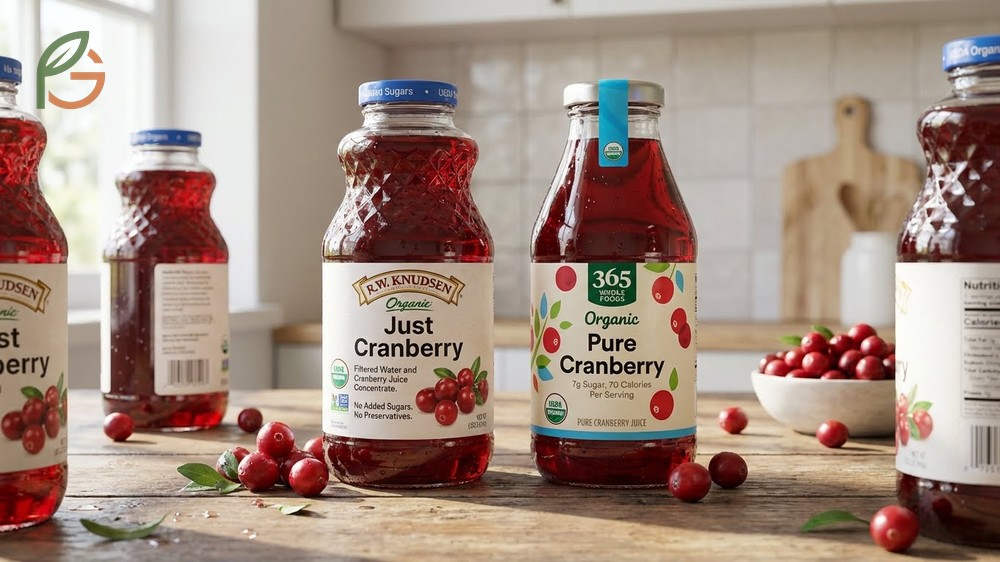 Best cranberry juice brands no sugar options include R W Knudsen and Ocean Spray for healthy beverage choices.