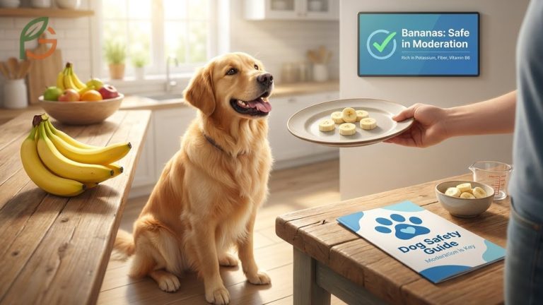 Can dogs eat bananas safety guide detailing nutritional benefits and correct serving sizes for health.