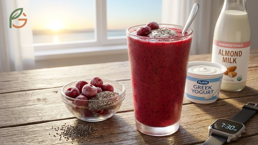 Healthy cherry recipes for diabetics including smoothies with protein and yogurt parfaits.