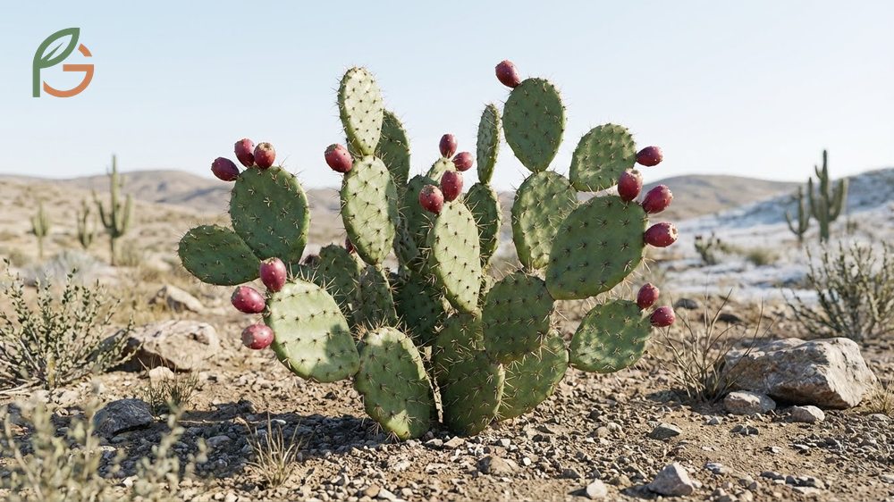 Growing prickly pear cactus guide featuring planting tips and care instructions for cold hardy varieties.
