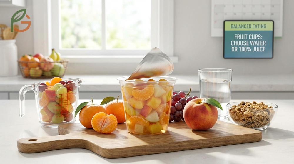 Healthy fruit cup snacks offer essential vitamins and fit into balanced diets when portion sizes are managed.