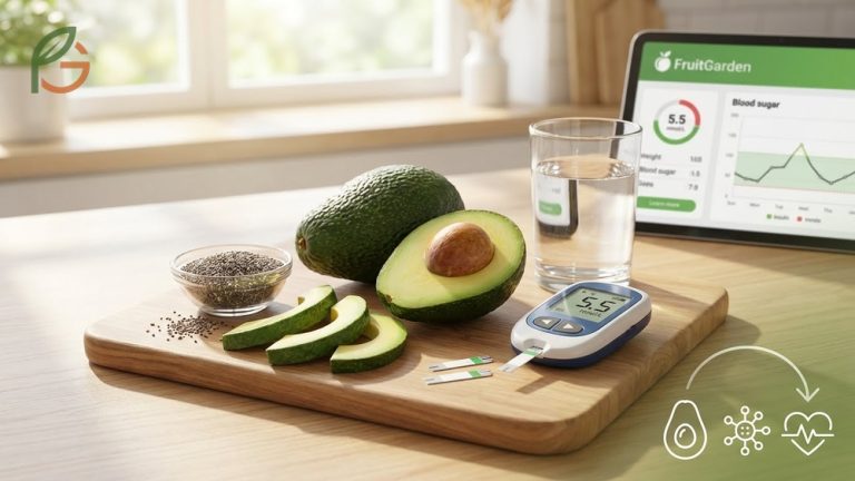 Are avocados good for diabetics shown with healthy fats and fiber helping stabilize blood sugar levels naturally.
