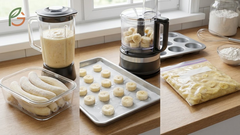 Best way to freeze bananas involves flash freezing on trays to prevent clumping and browning during storage.