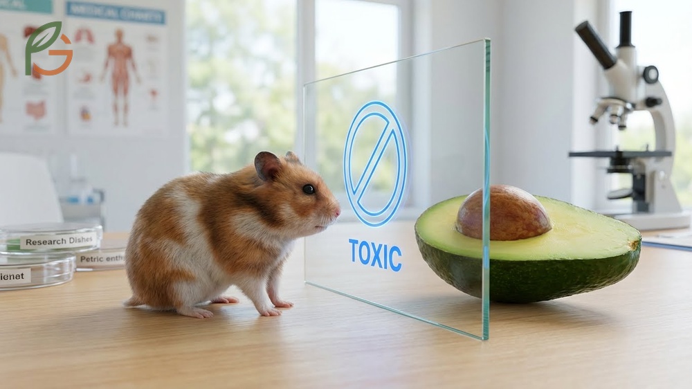 Can hamsters eat avocado safety advice recommending carrots and apples instead of toxic fatty fruits.