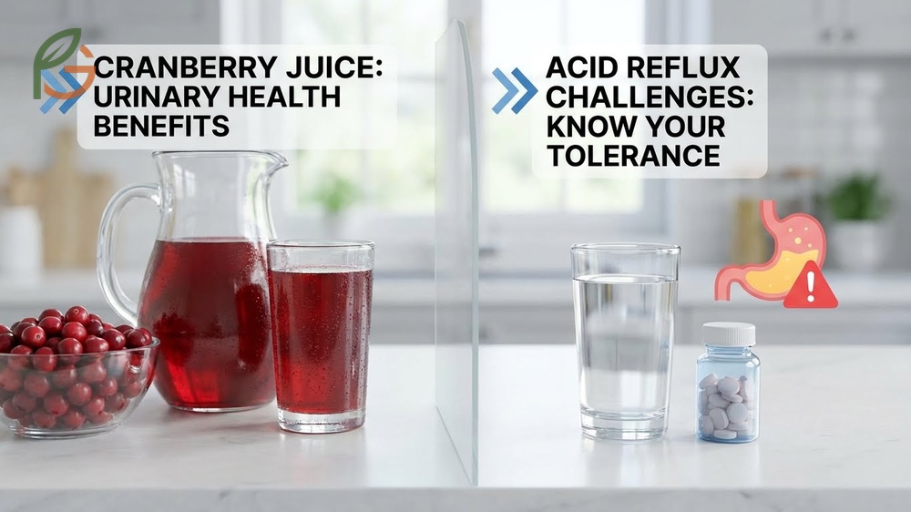 Cranberry juice health effects from acidity include fighting bacteria in the urinary tract and bladder.