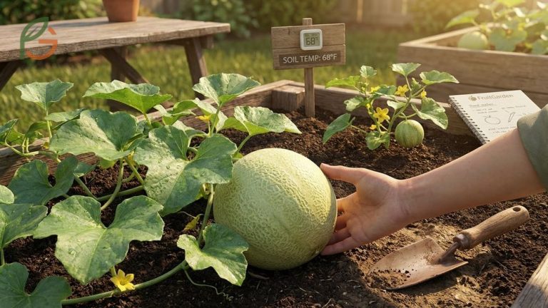 How to grow honeydew melons successfully by planting seeds in warm soil and managing moisture levels.