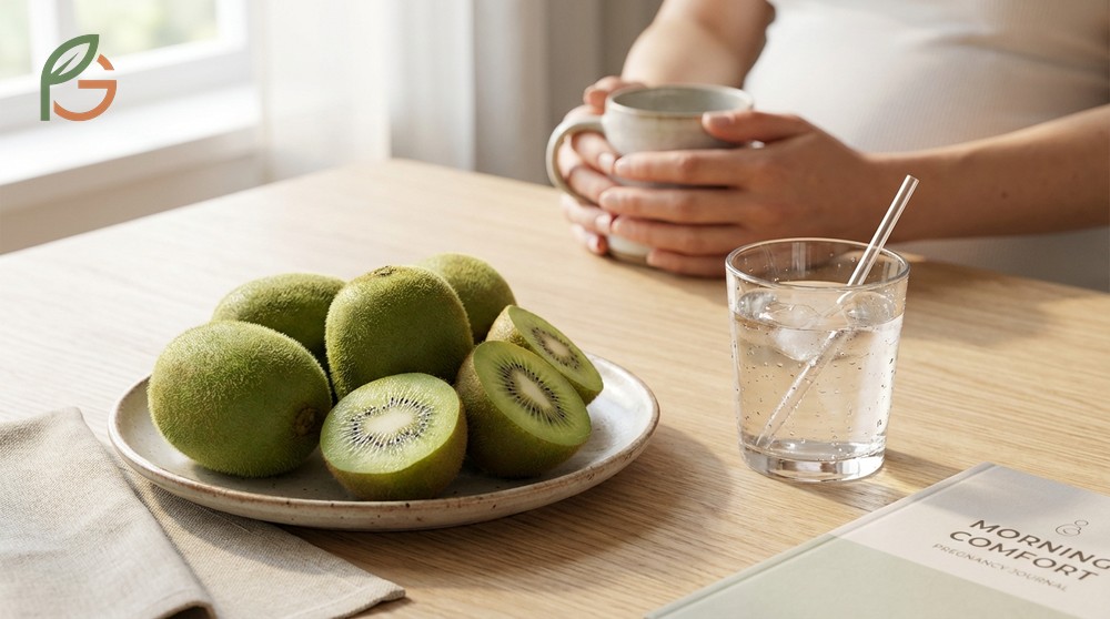 Kiwi for morning sickness helps soothe nausea with its mild flavor and stable natural sugar content.