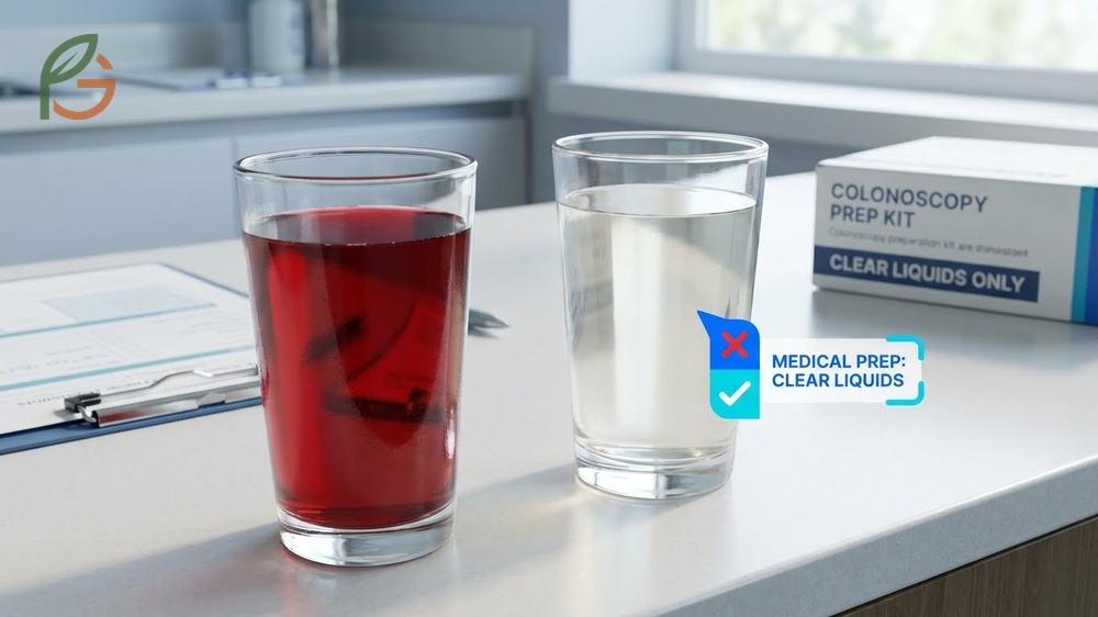 Is cranberry juice clear liquid depends on the type as white juice is approved while red juice is opaque.