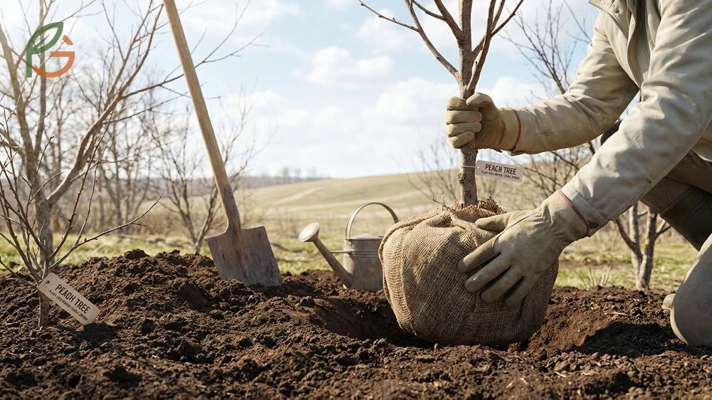 When to plant peach trees is best done in late winter or early spring to avoid heat stress.