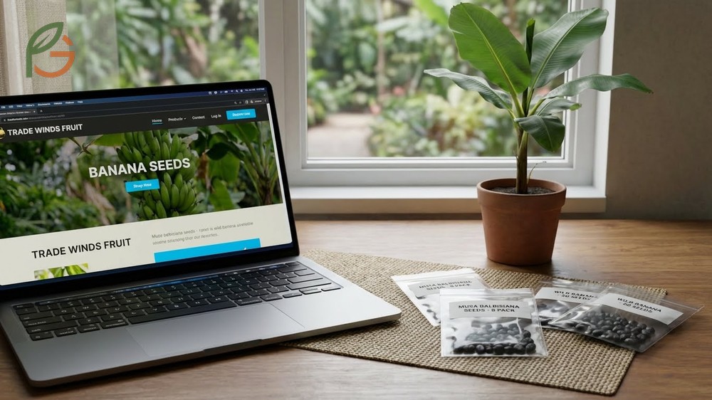 Where to buy banana seeds from specialty retailers and online tropical plant suppliers.