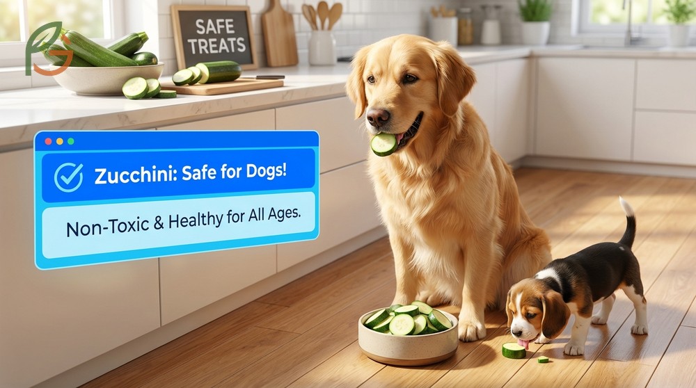 Zucchini safe dogs preparation involves avoiding toxic leaves and stems while serving plain flesh without seasonings.