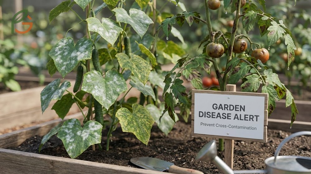 Disease transmission in garden settings can be reduced by spacing plants to improve airflow and prevent late blight.