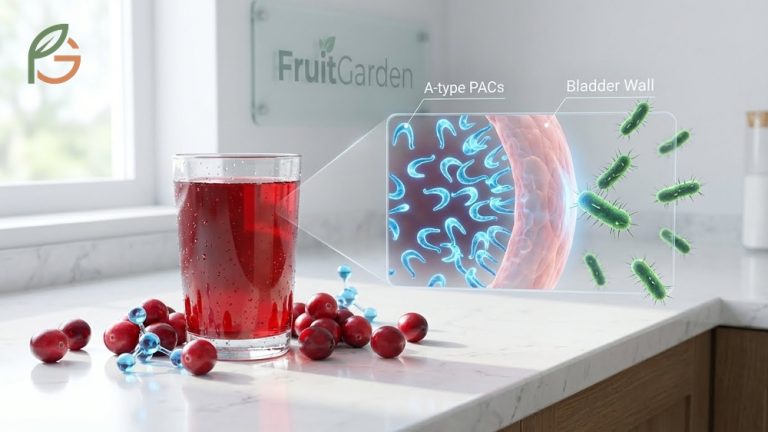 Why does cranberry juice help UTI by preventing bacteria adhesion with 36mg of PACs daily.